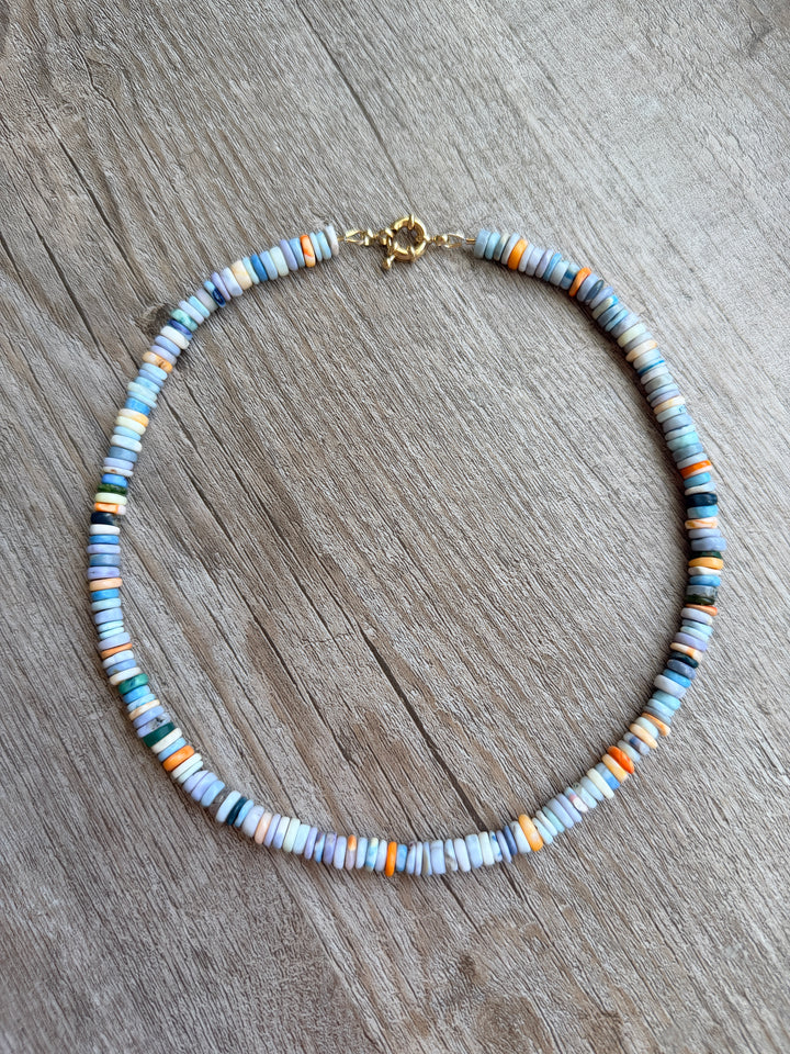 Summer Mixed Opal West Palm Necklace