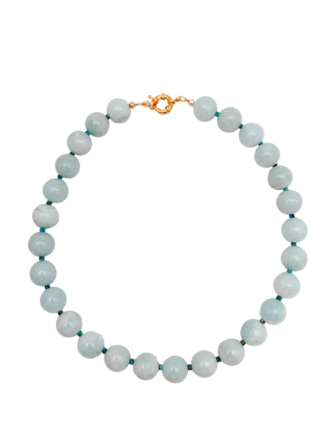 Mint Green Aventurine and Turquoise Necklace