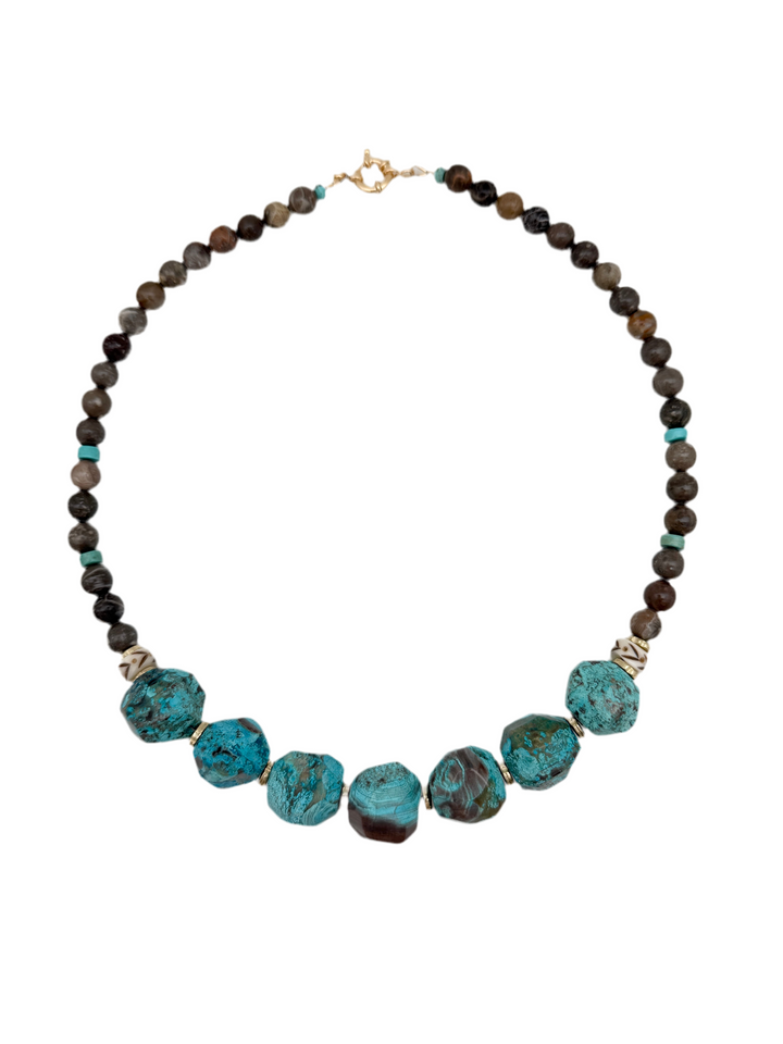 Turquoise Chrysocolla Necklace