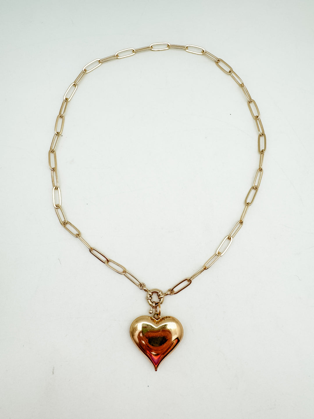 Puff Heart Necklace