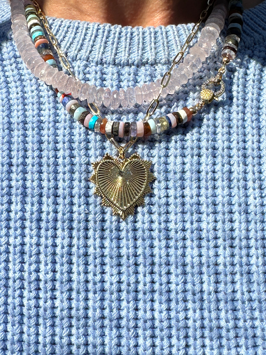 Heart of Rays Necklace