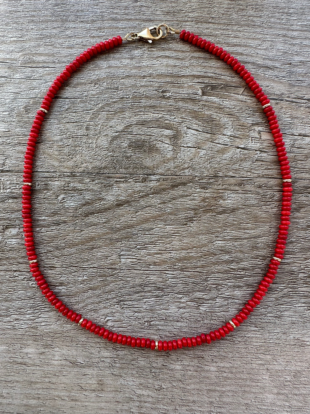 Red Onyx Layer Necklace