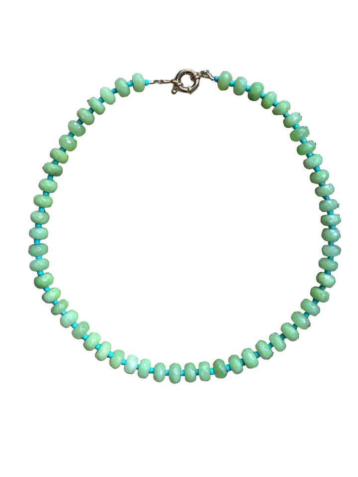 Green Jade Candy Necklace