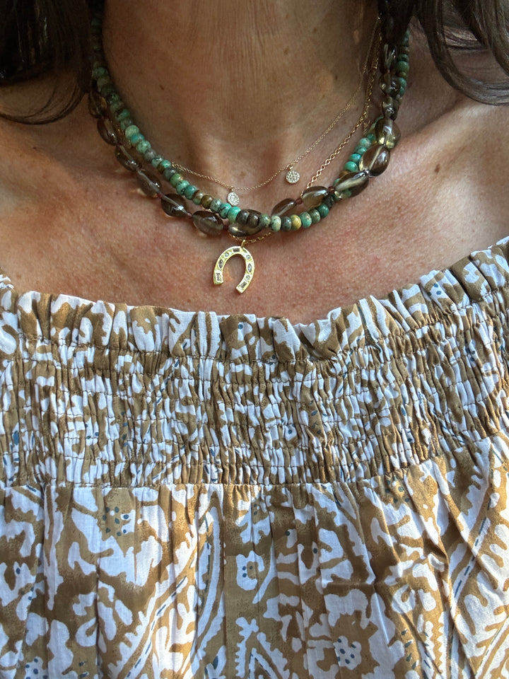 Horseshoe Pendant Necklace