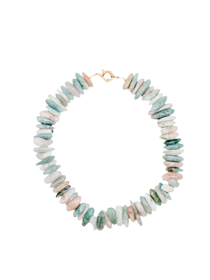 Aquamarine Stick Necklace