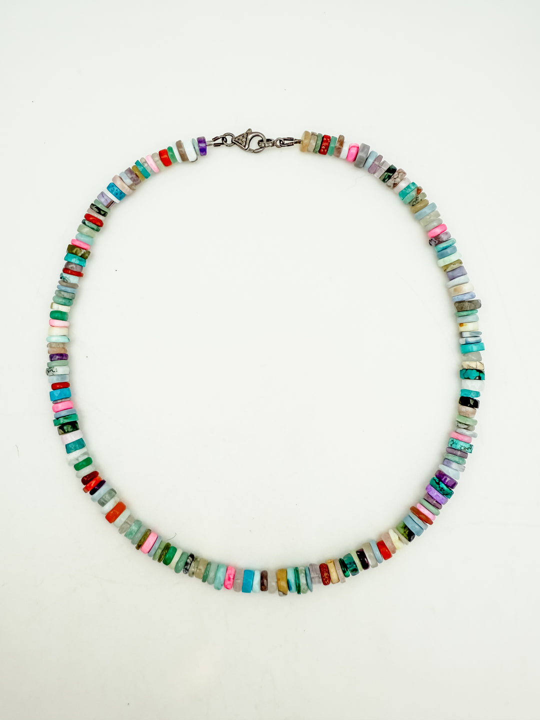 Mixed Gemstone West Palm with Diamond Clasp