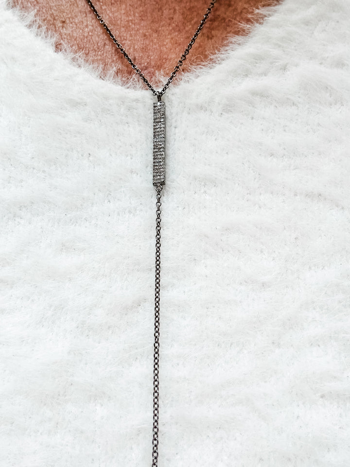 Pave Diamond Lariat