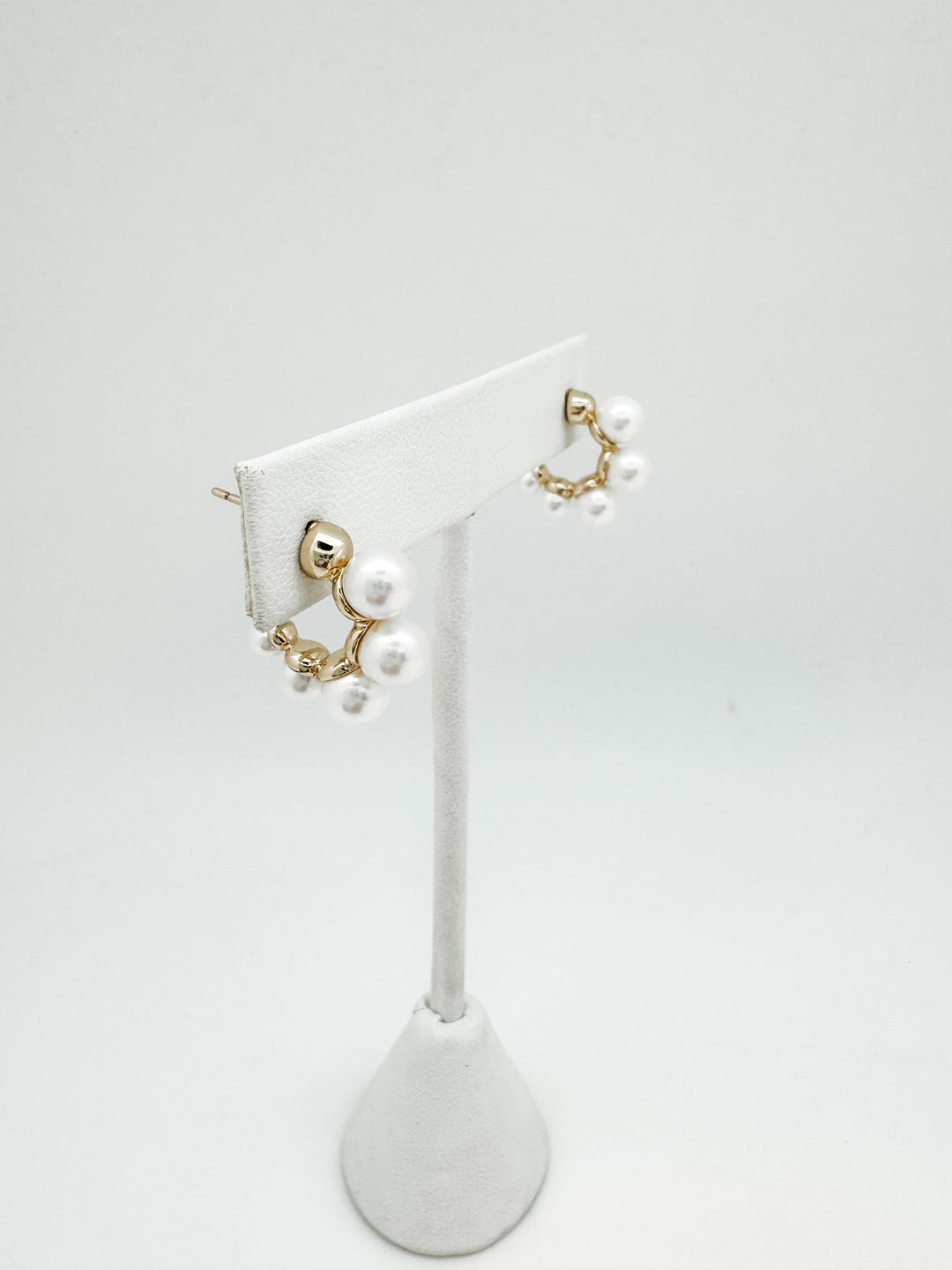 Mini Pearl Hoop Earring