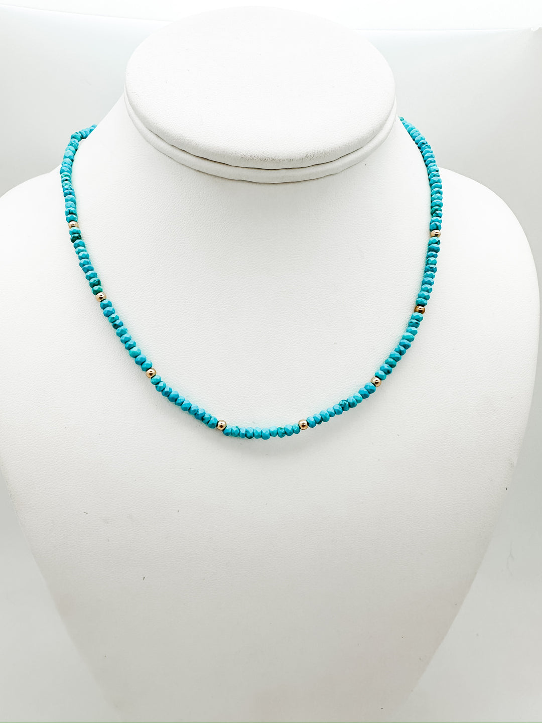 Turquoise and Gold Layer Necklace
