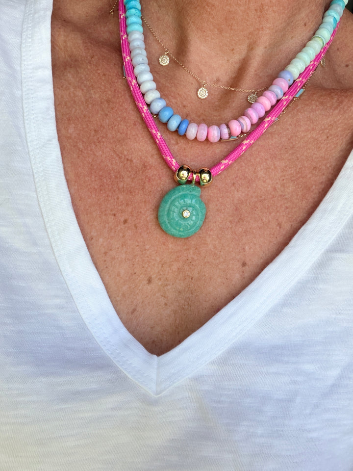 Cotton Candy Palm Beach Candy Necklace