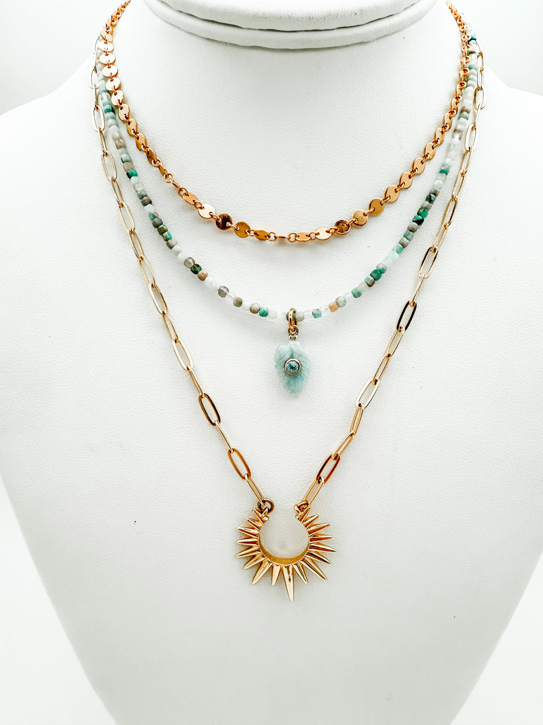 Gold Starburst Necklace