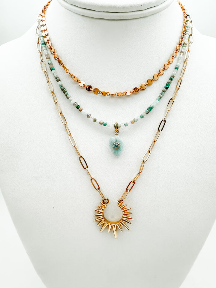 Gold Starburst Necklace