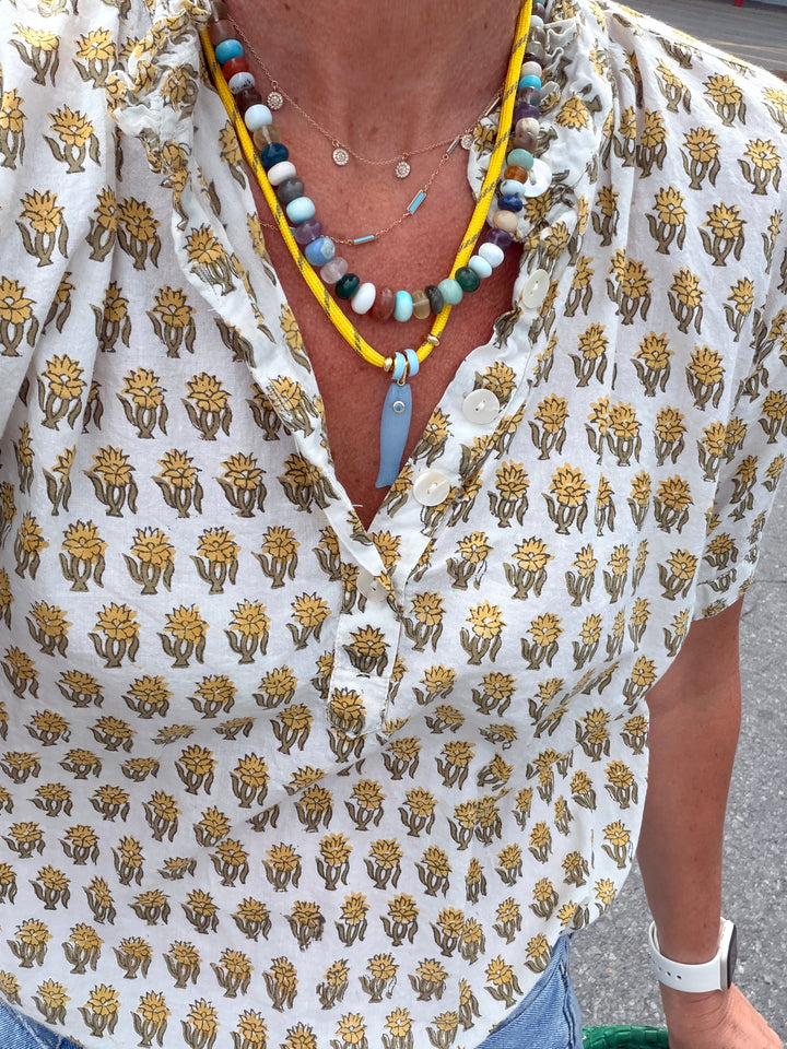 Multi Gemstone Graduated Candy Necklace