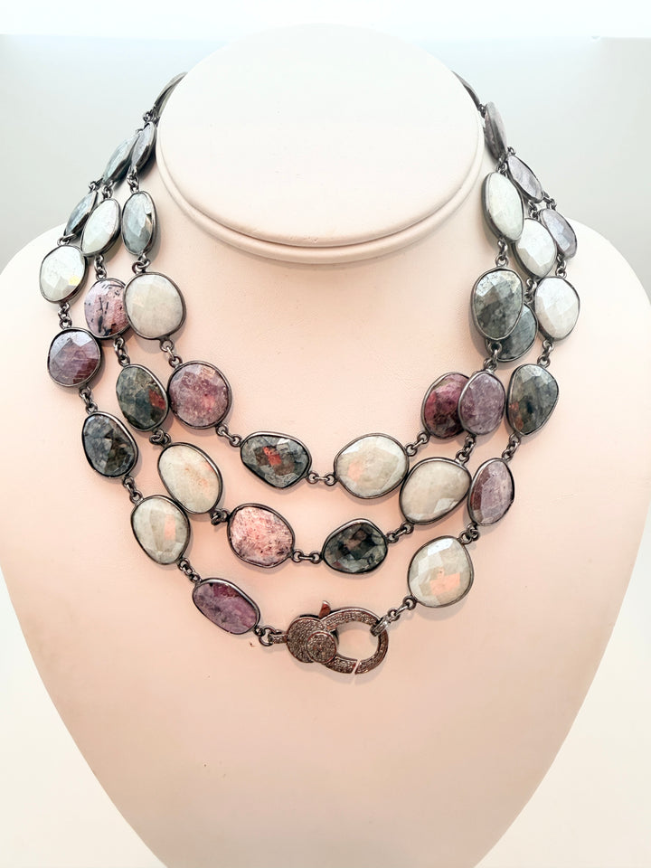 Sapphire Wrap Necklace