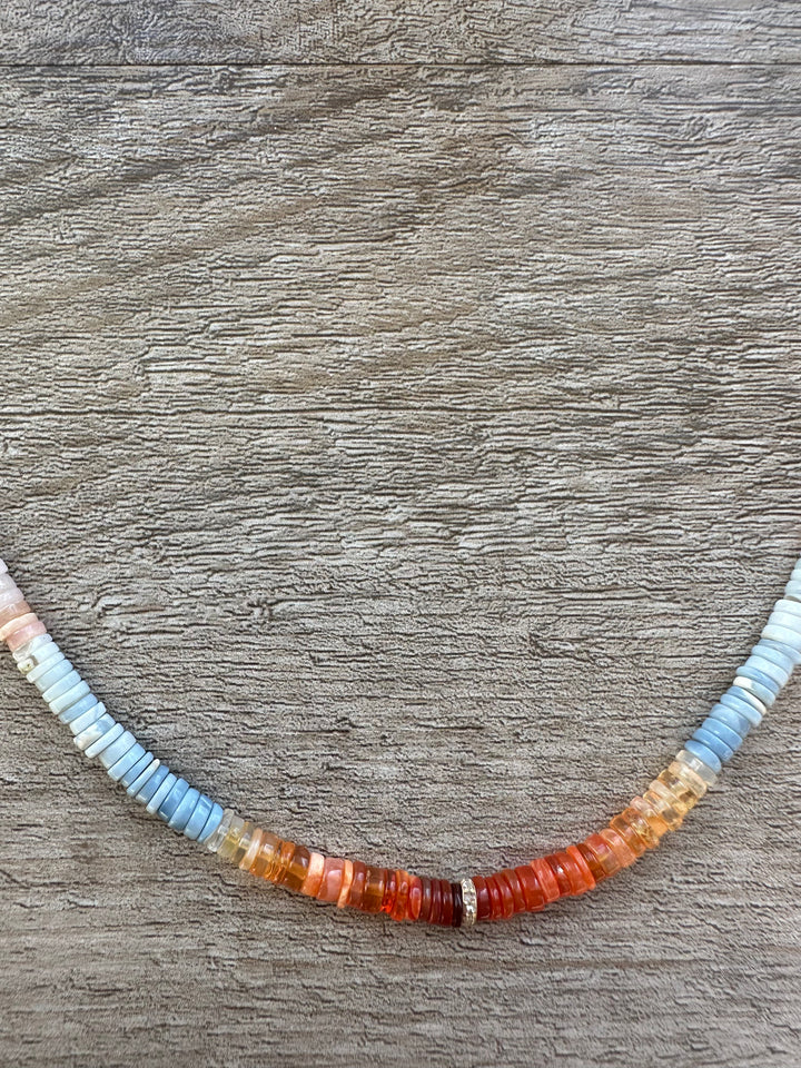 Ombré Opal Gemstone Necklace