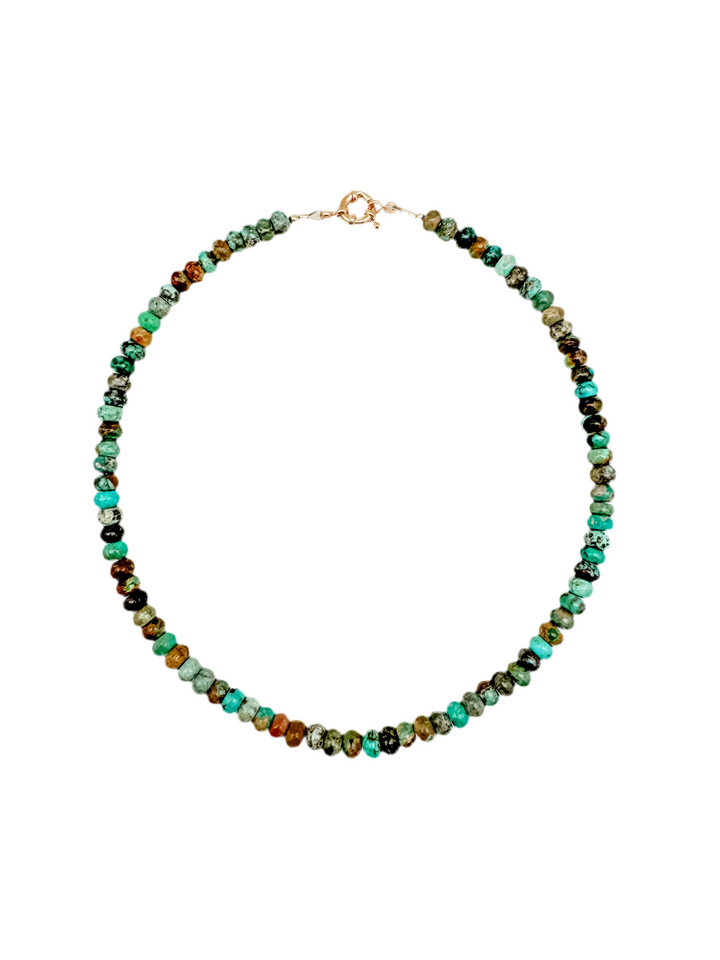 African Turquoise Candy Necklace