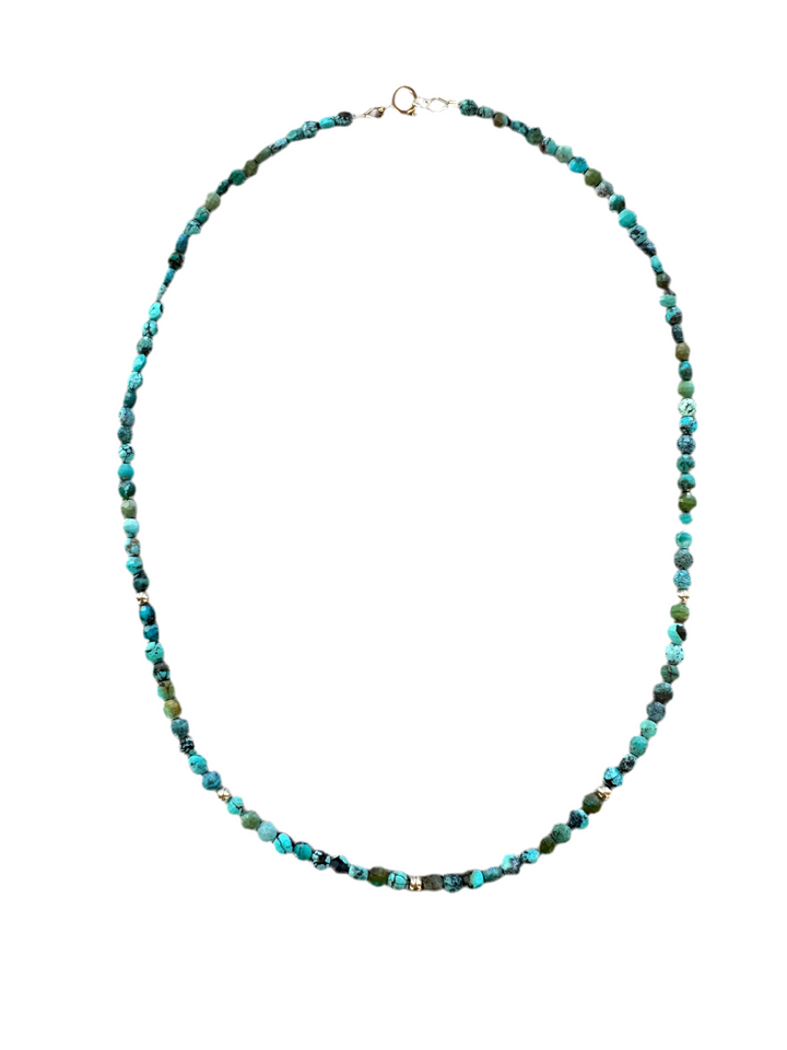 Turquoise and Gold Layer Neklace