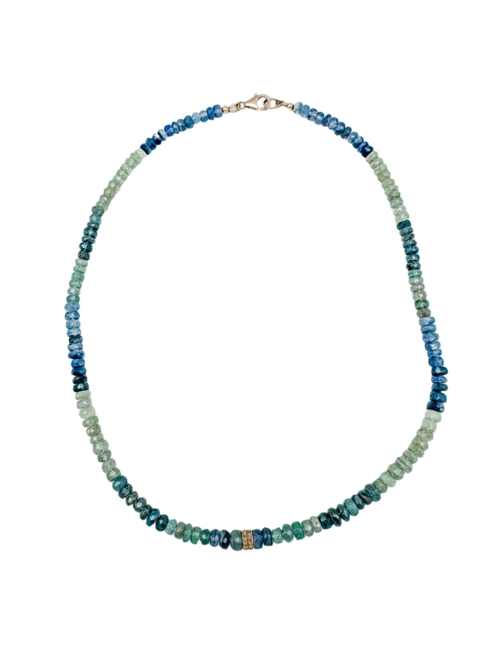 Kyanite and Diamond Necklace