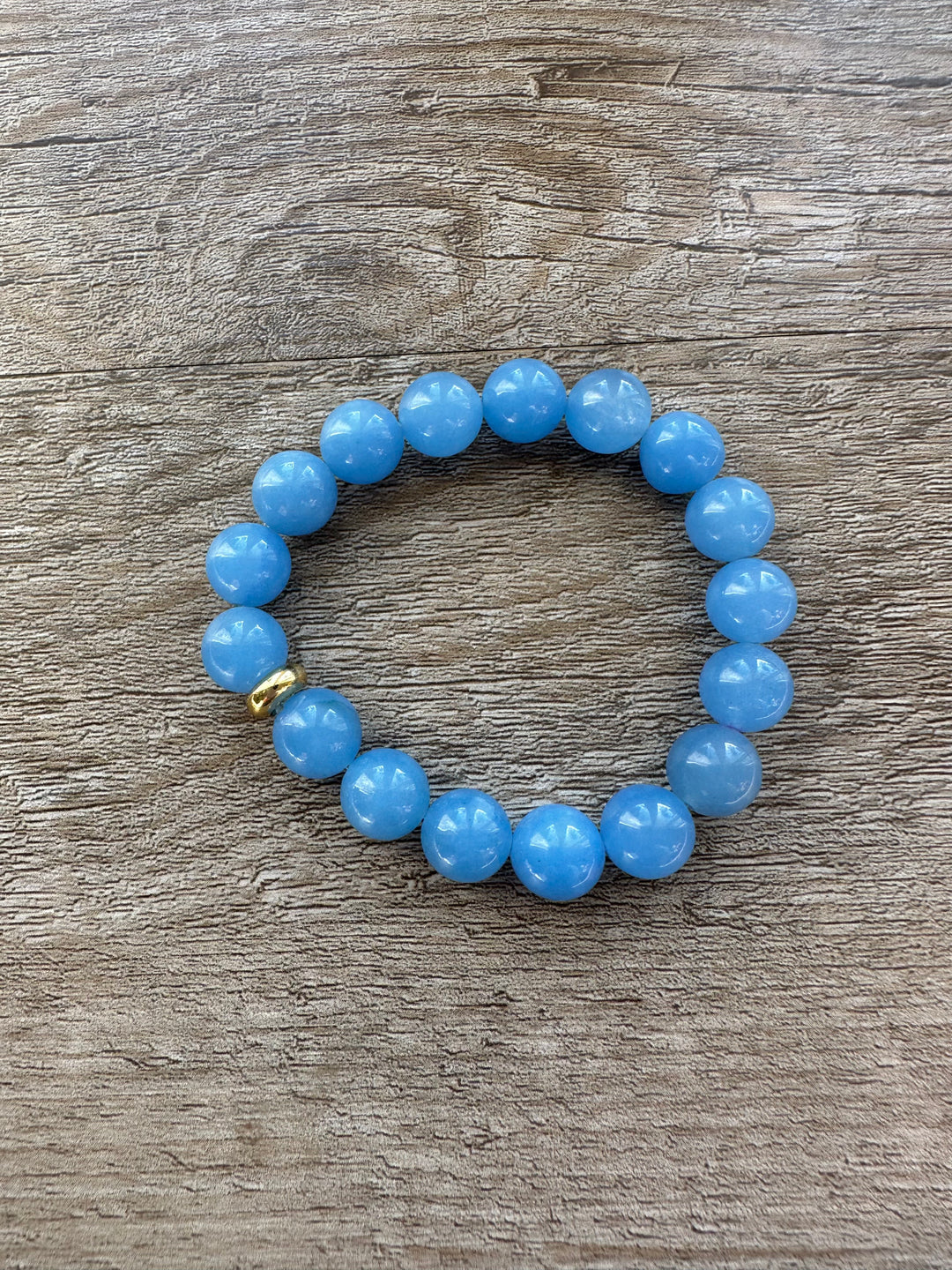 Blue Jade Bracelet