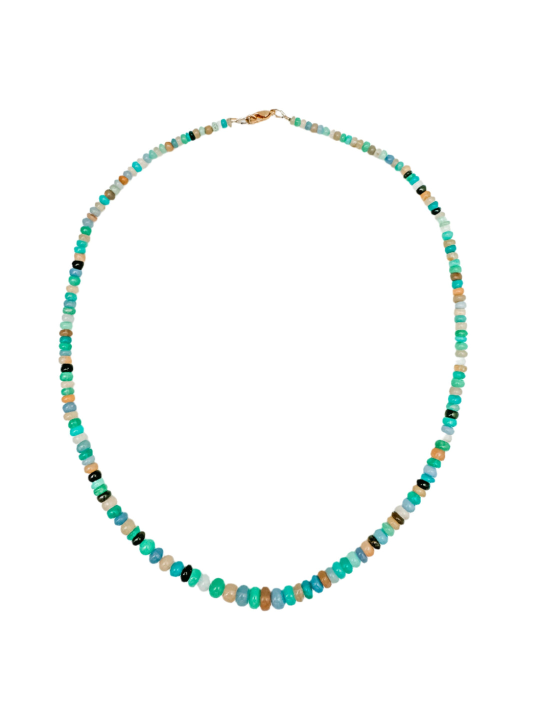 Green Disco Opal Necklace