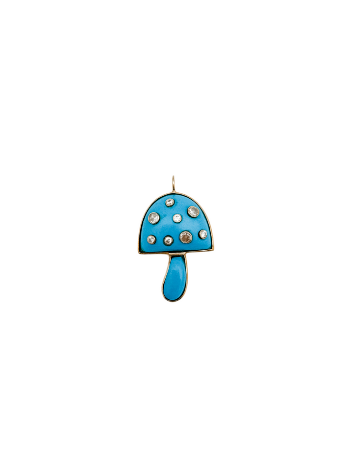 Turquoise Mushroom Pendant