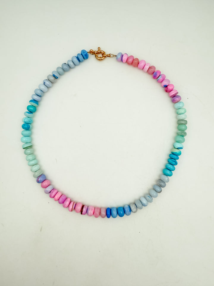 Cotton Candy Palm Beach Candy Necklace