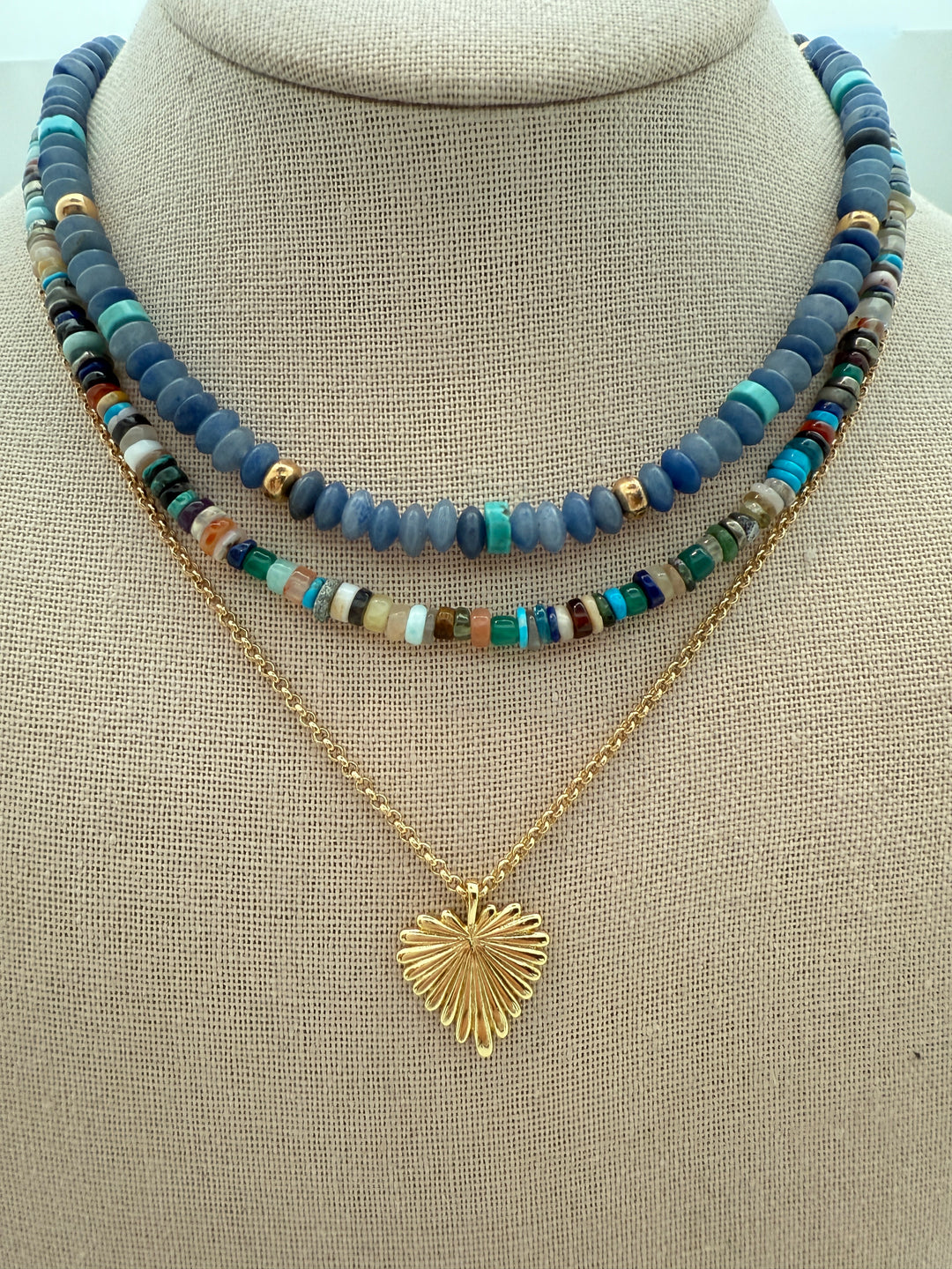 Fall Mixed Gemstone West Palm Necklace