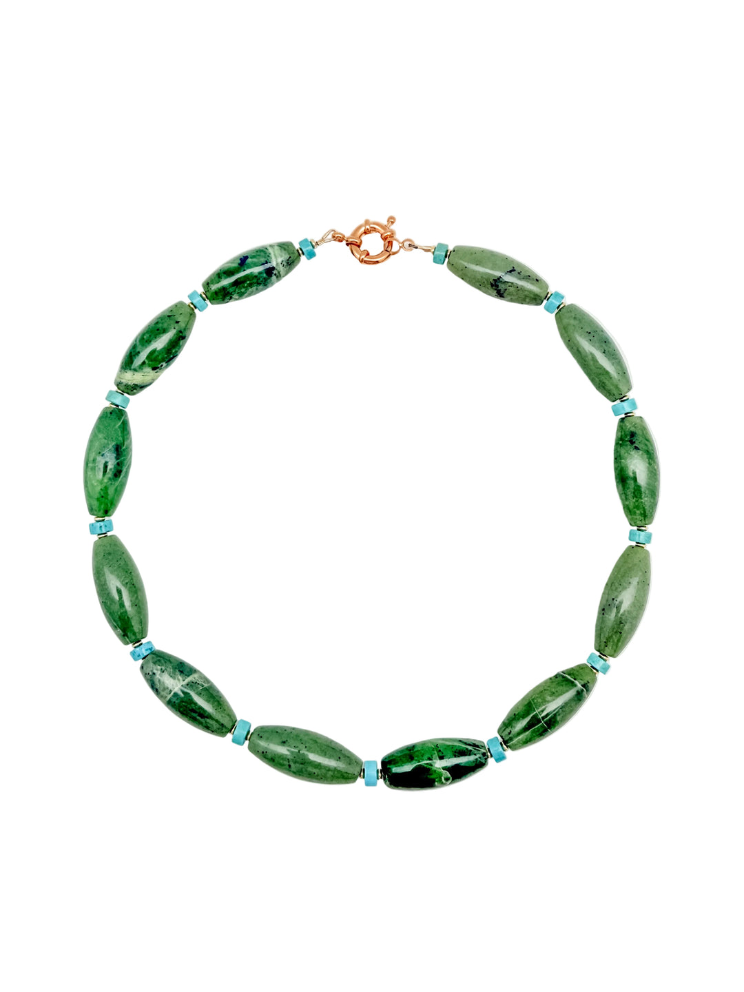 Green Jade Statement Necklace