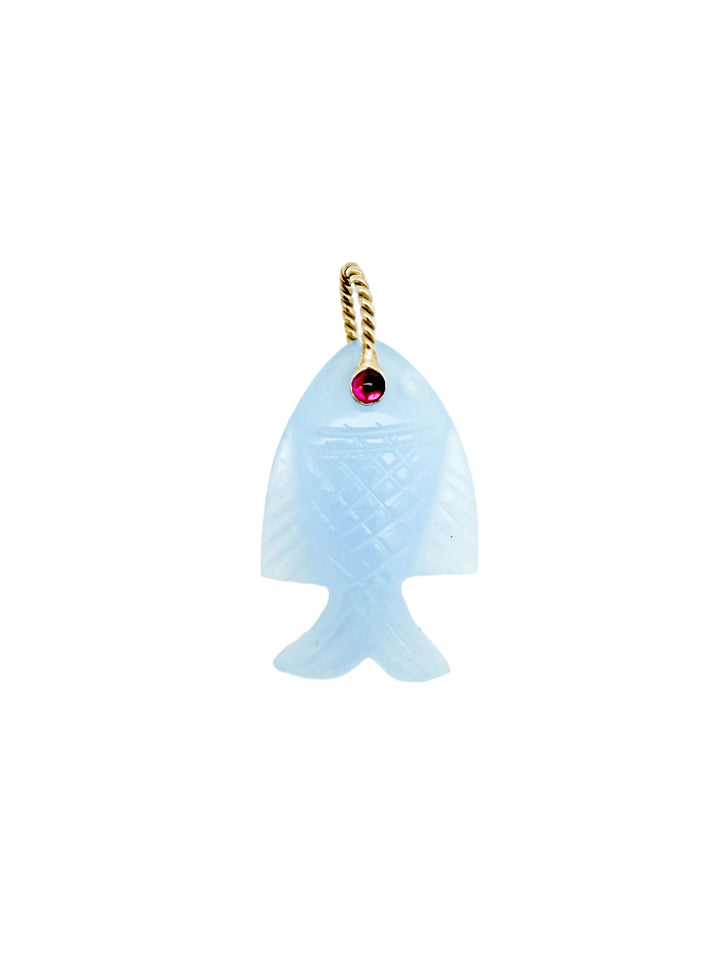 Blue Fish Pendant