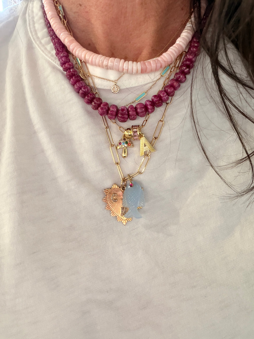 Blue Fish Pendant