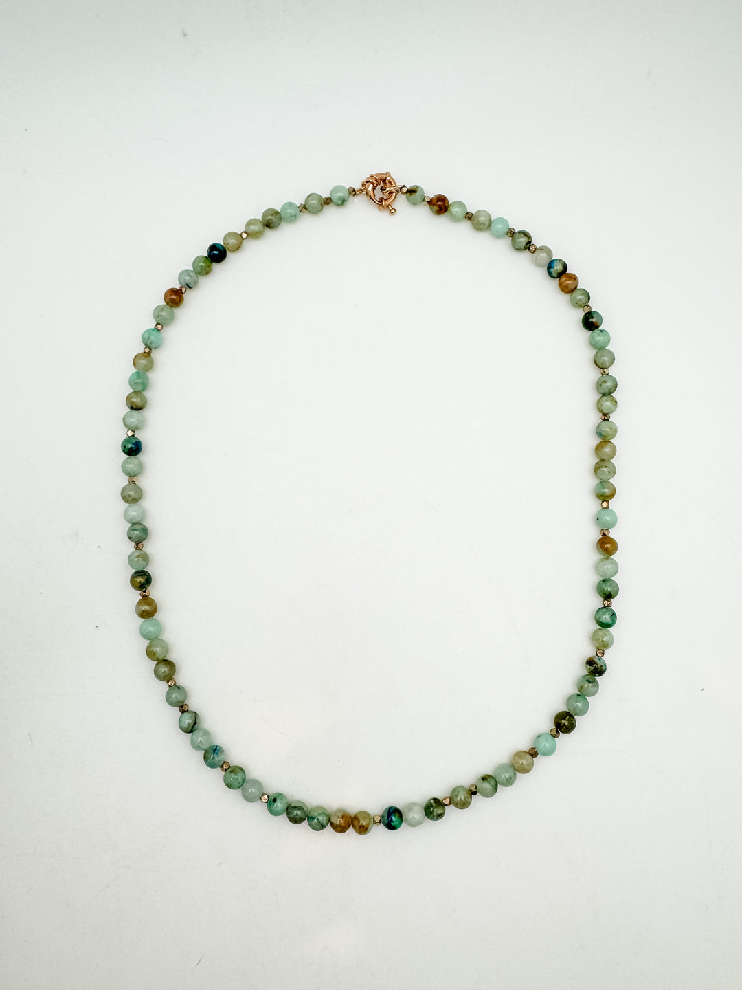 Chrysocolla Long Layer Necklace