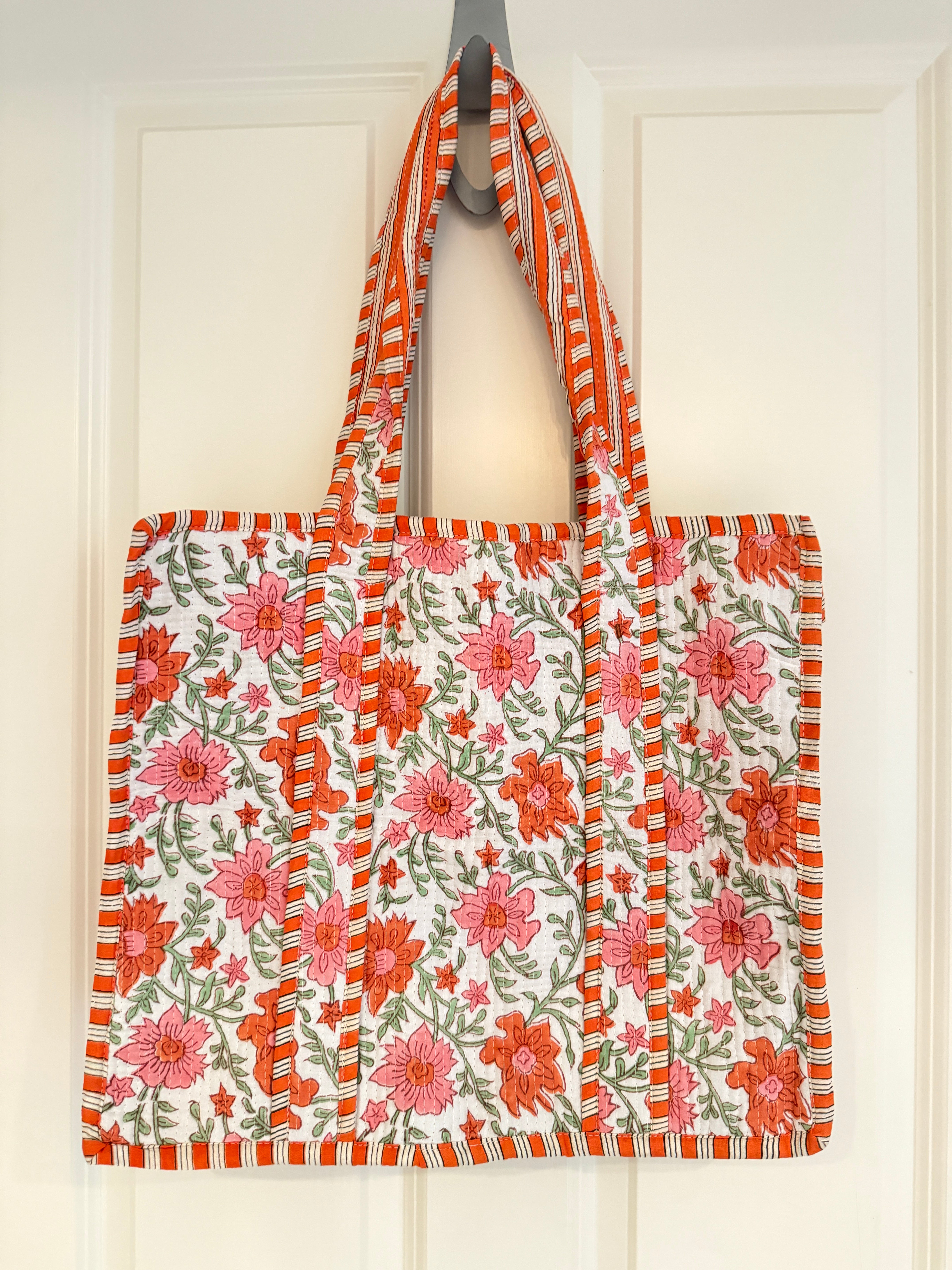 Quilted Tote Bag – Audrey Allman Designs