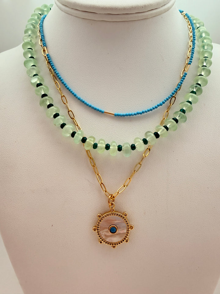 Boca Necklace Green