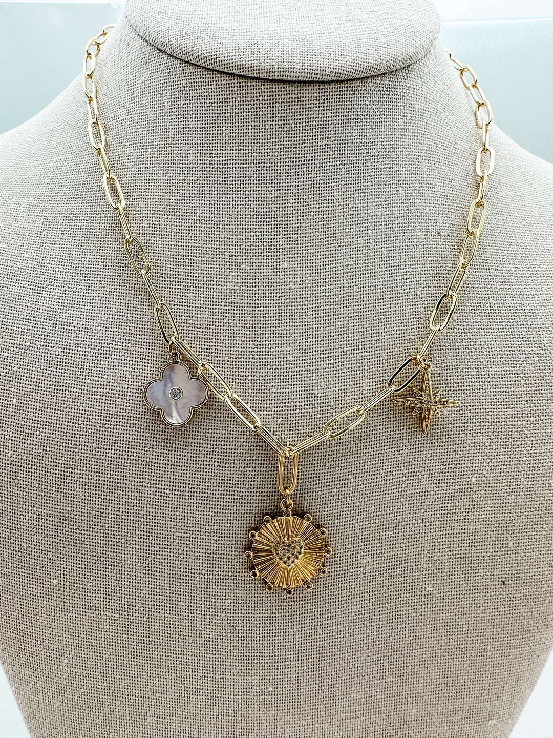 Katrina Charm Necklace Star