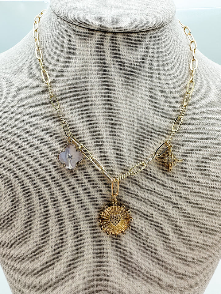 Katrina Charm Necklace Star