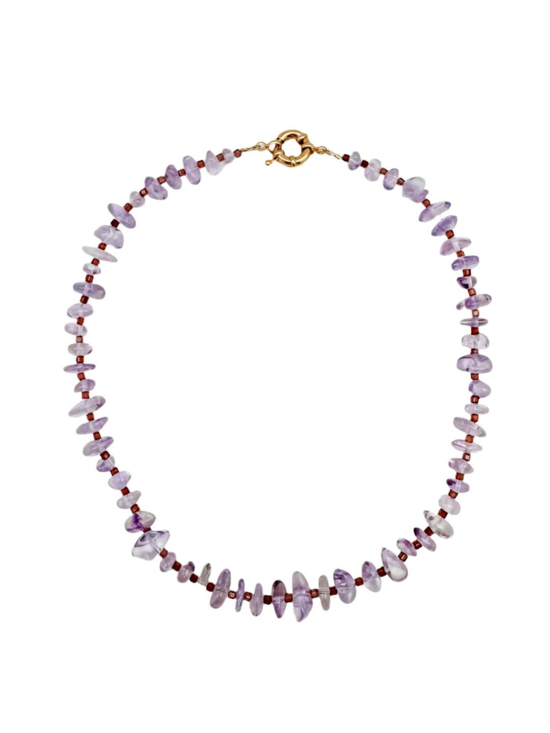 Amethyst and Garnet Necklace