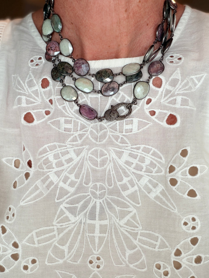 Sapphire Wrap Necklace