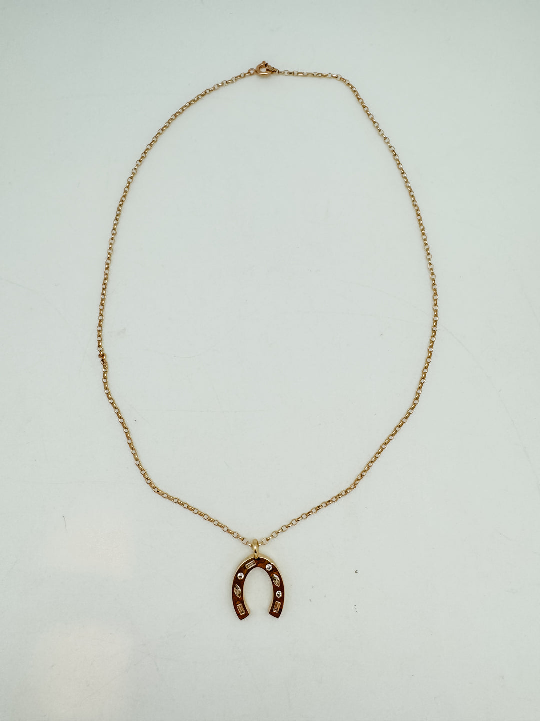 Horseshoe Pendant Necklace