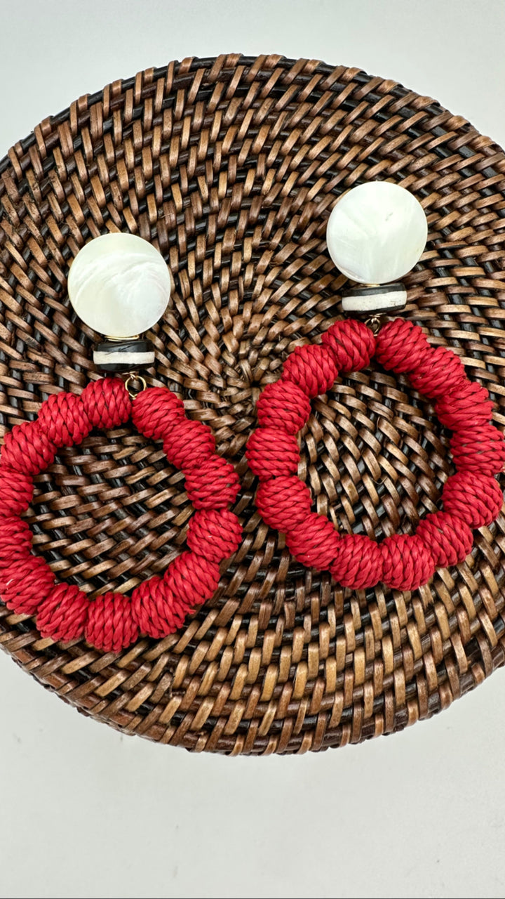 Westview Red Earrings