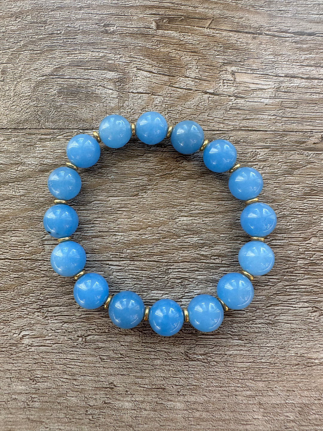 Blue Jade Bracelet