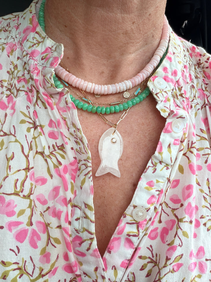 Chrysoprase Graduated Necklace
