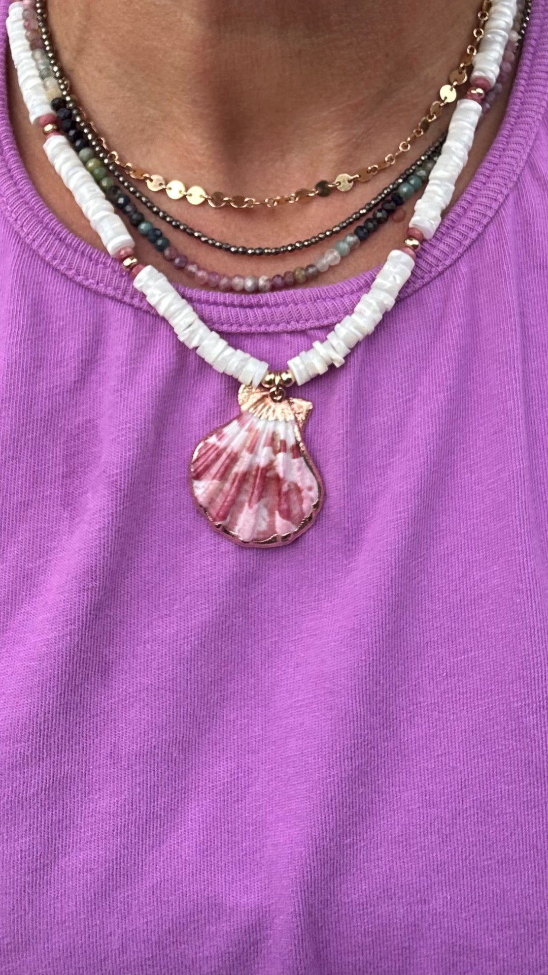 Aquamarine West Palm Necklace