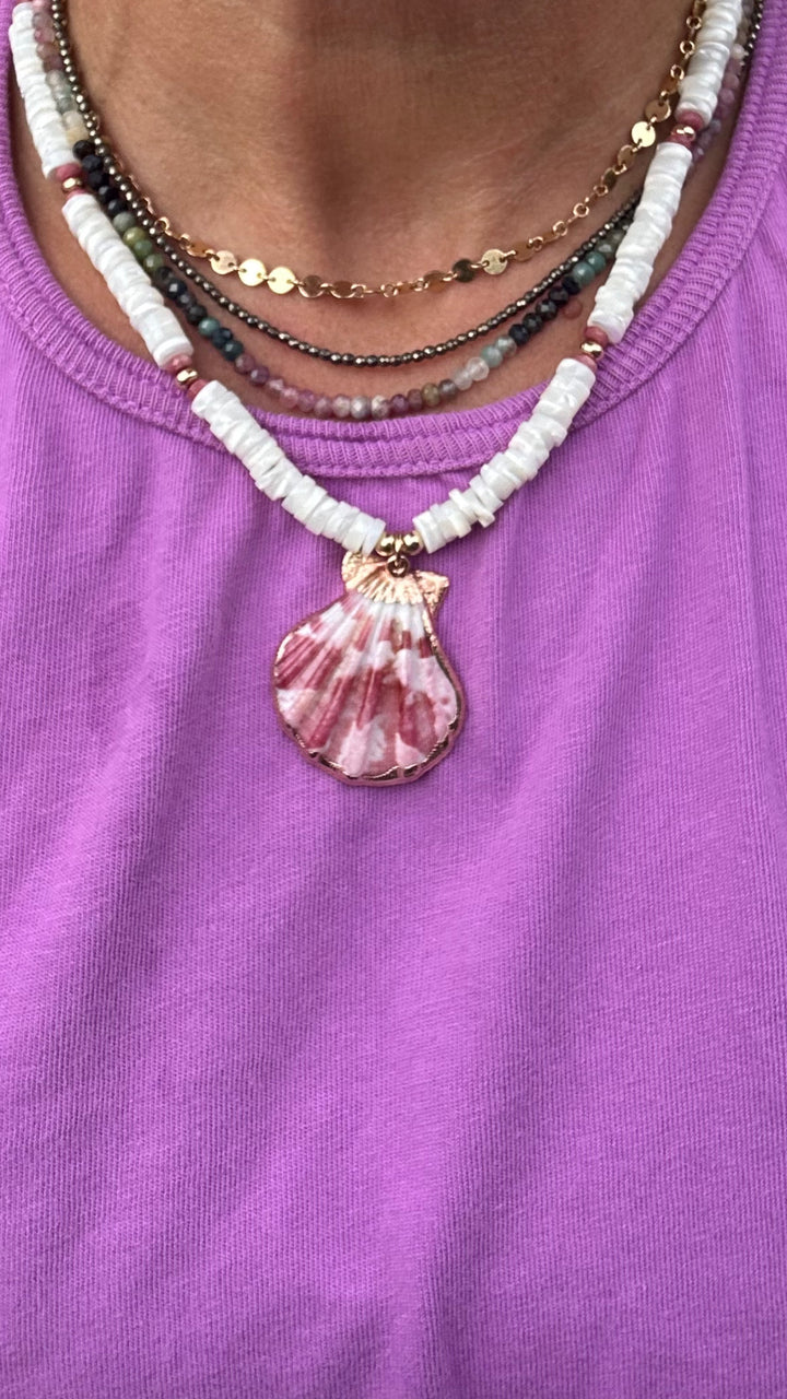 Aquamarine West Palm Necklace
