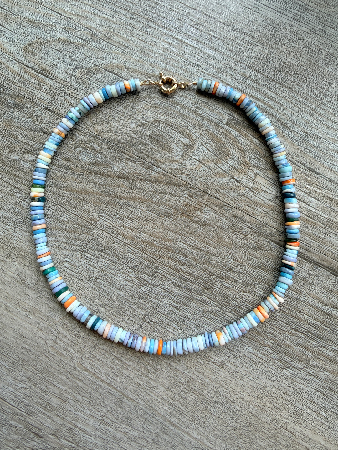 Summer Mixed Opal West Palm Necklace
