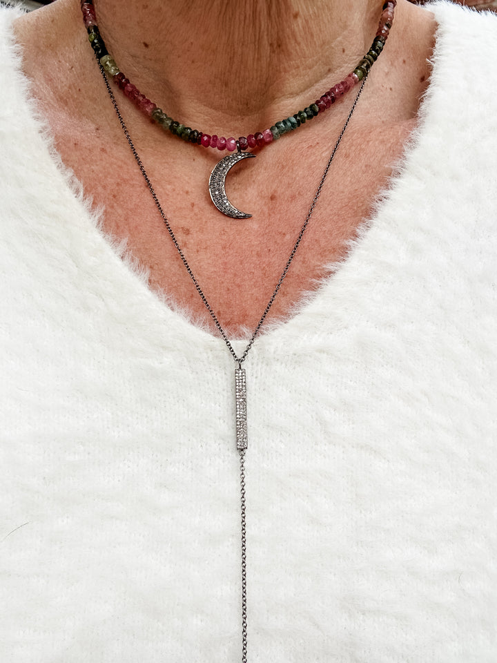 Pave Diamond Lariat