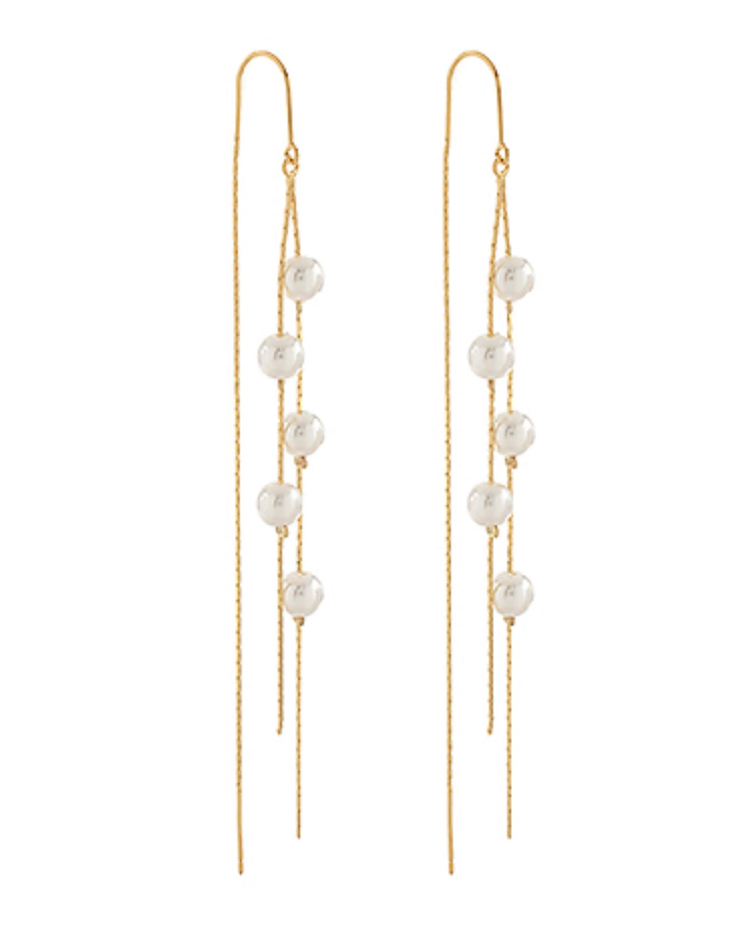 Pearl Ear Threader Earrings