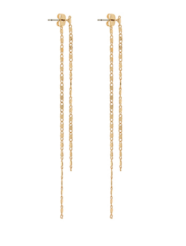 Gold Chain Dangle Earring