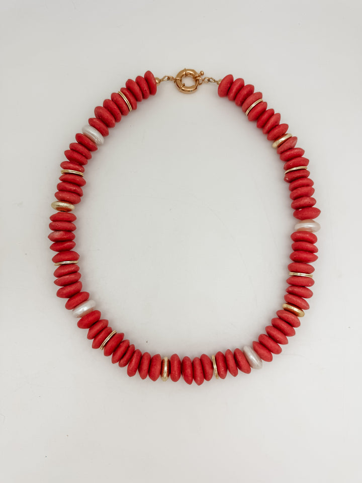 Key Margo Necklace Red