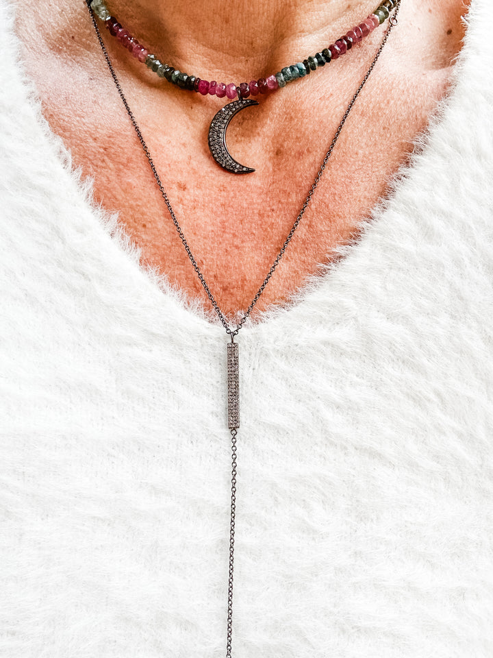 Pave Diamond Lariat