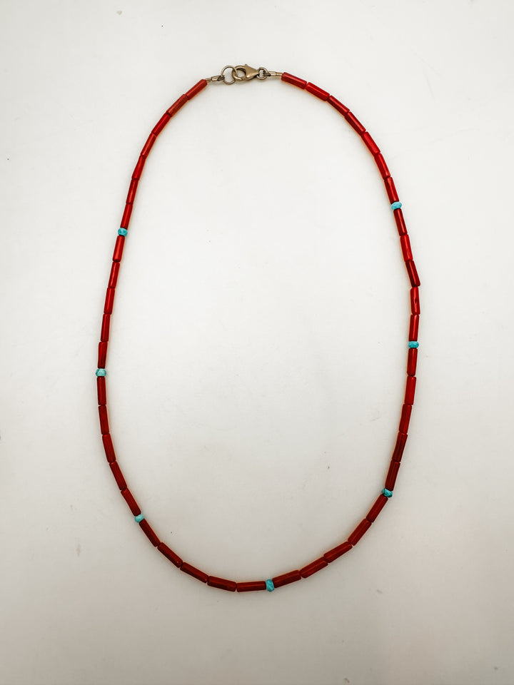 Coral and Turquoise Necklace